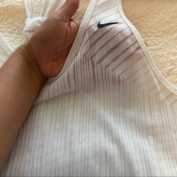 Nike Racerback White Tank - Picture 6 of 8